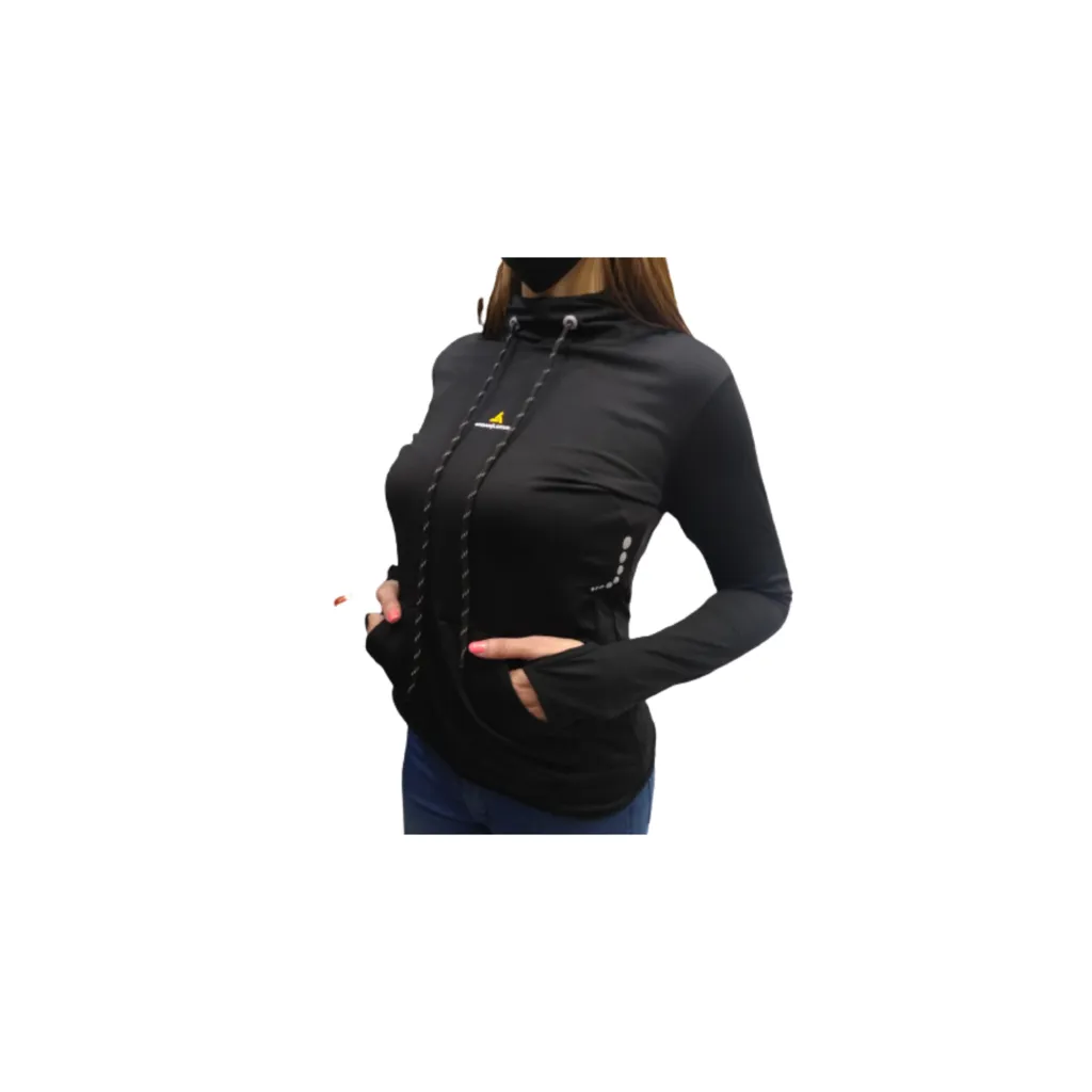 Buzo Mujer Urbano Deportivo Urban Luxury Ng +guantes termicos