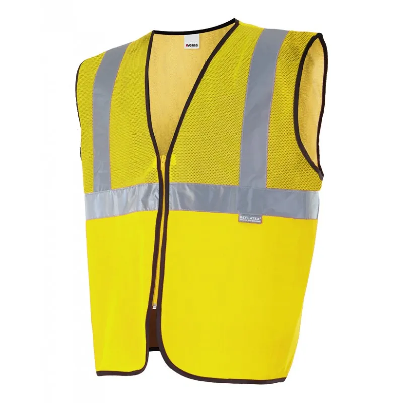 Chaleco alta visibilidad rejilla 146-20 amarillo VELILLA