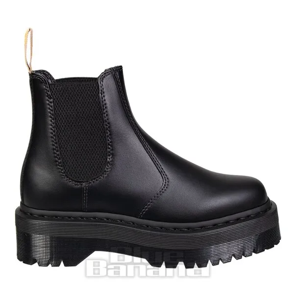 Dr Martens 2976 Botas Militares Oficiales Patent Chelsea - Negro