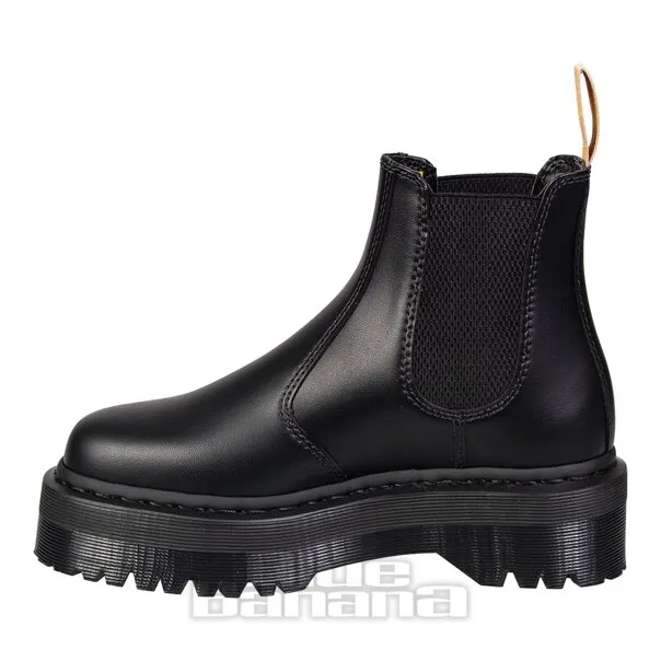 Dr Martens 2976 Botas Militares Oficiales Patent Chelsea - Negro