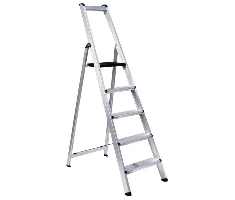 Escalera Profesional Aluminio En Tijera 7 Peldaños 2,45 m Orework
