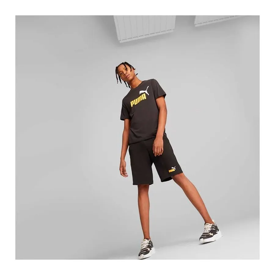 Puma PANTALON Hombre ESS+2COL 586766-91 NEGRO